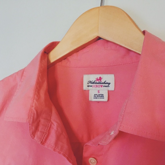 J. Crew 3/4 sleeve cotton/ spandex blouse - Picture 2 of 3