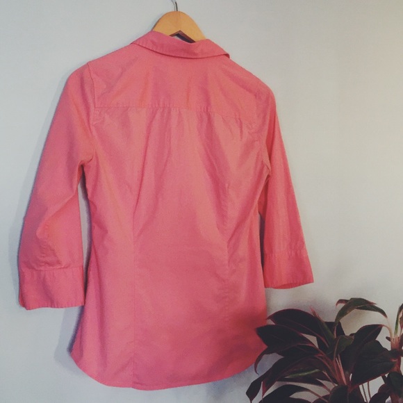 J. Crew 3/4 sleeve cotton/ spandex blouse - Picture 3 of 3