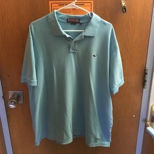 Vineyard Vines light blue polo