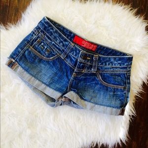New Guess Jeans Denim Shorts 24 0 1