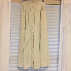 American Apparel High-Waisted Denim Skirt