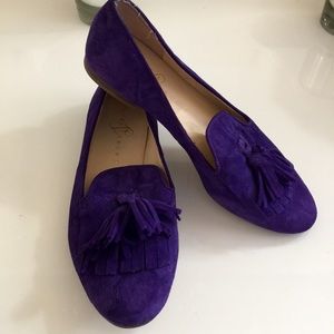 Ivanka Trump Purple Loafers