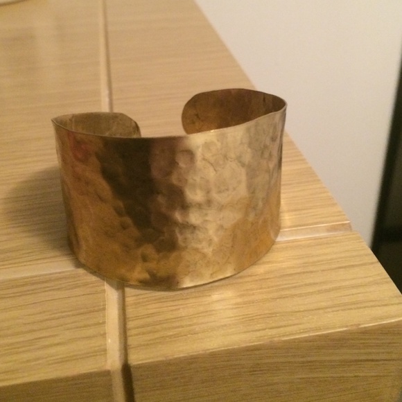 Gold color cuff bracelet