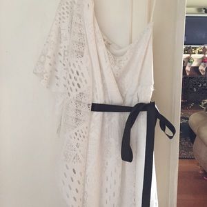 White lace dress