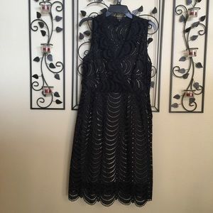 Lace blue dress from Dillard's