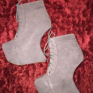 MUST GO ASAP!!!! Heel-Less Tie up Booties
