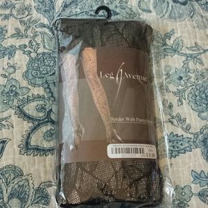 Black Spider Web Pantyhose