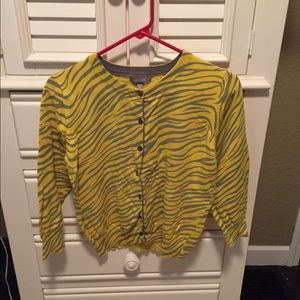 Delia's zebra striped cardigan