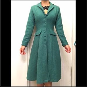 Tatyana green coat