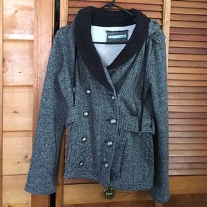 Maurice's black coat size medium