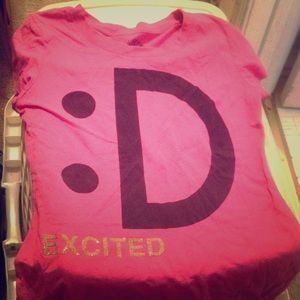 Excited t-shirt
