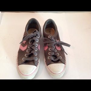 Gray and Pink Converse