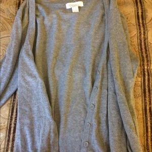Forever 21 long sleeve button down cardigan