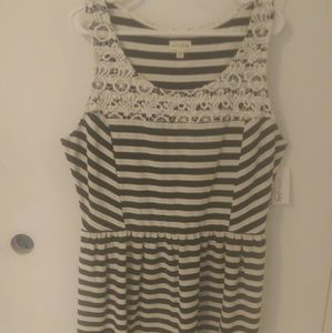 Black and white dress