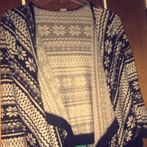 Black & Silver Cardigan