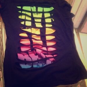 Myrtle beach shirt with open front