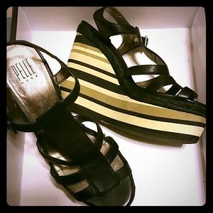 Pelle  moda wedge heels