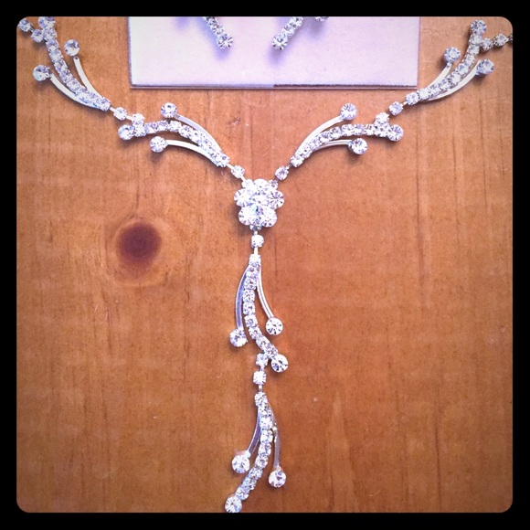 J. Crew Jewelry - Michalango diamond necklace set