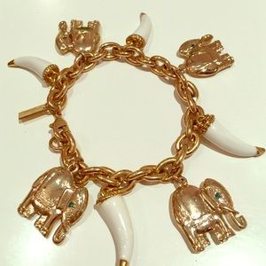 Lilly Pulitzer Lucky Elephant Charm Bracelet