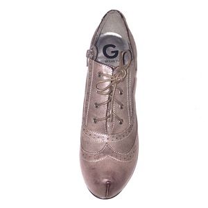 G by Guess Gray Schoolgirl Bootie