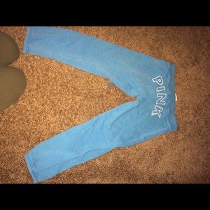 "Pink" sweat pants (blue)
