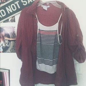 Salmon cardigan 🌴