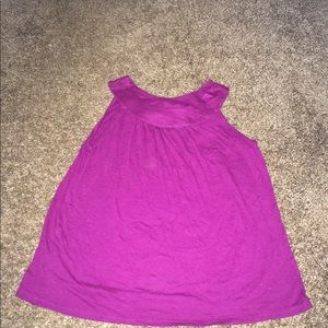 Express purple scoop neck tank top