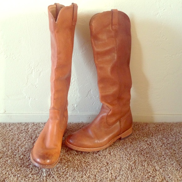 Dolce Vita leather cognac boots sz 6.5