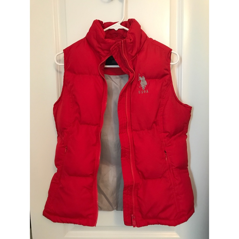 Red polo vest