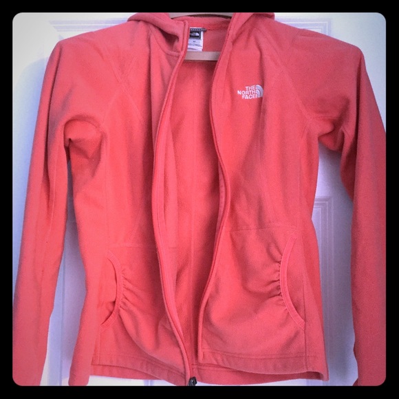 North face zip up hoodie