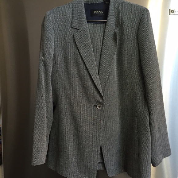 Navy blue suit