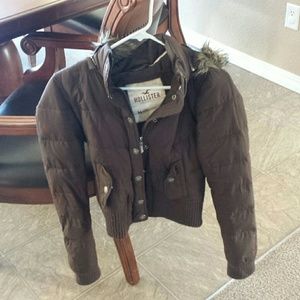 Puffer Jacket With Detachable Fur Hood