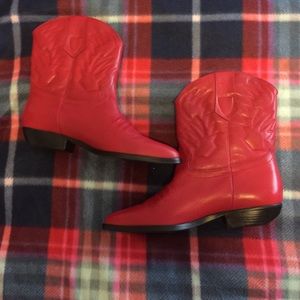 Red Cowboy Boots