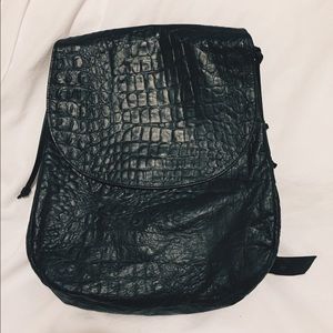 American Apparel Patent Leather Backpack