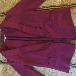 Charlotte Russe maroon blazer