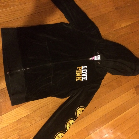 victorias secret pink steelers swearshirt
