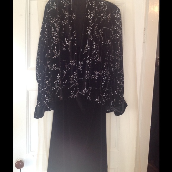 Velvet Formal jacket and skirt