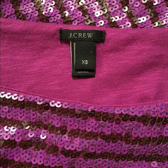 Sequin J Crew T-shirt - Picture 3 of 4