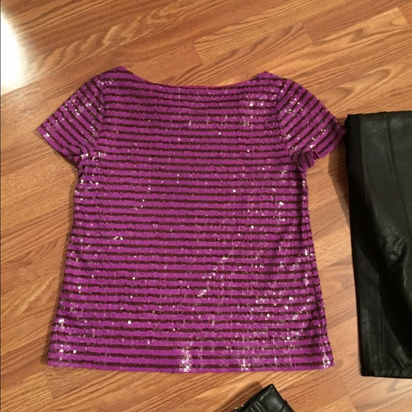 Sequin J Crew T-shirt - Picture 2 of 4