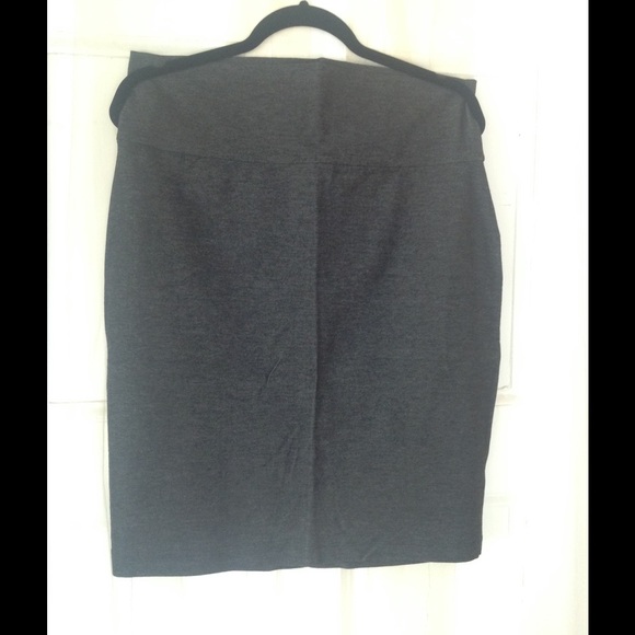 Eileen Fisher Stretch Gray Skirt