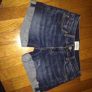 denim aeropostale shorts