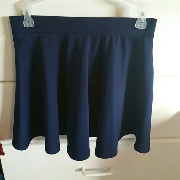 Navy blue skirt