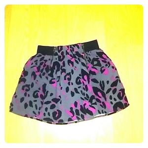 Charlotte Russe Edgy leopard print Skirt