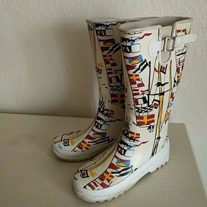 Sperry Patterned Rainboots