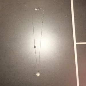 Juicy Couture Rhinestone Heart Necklace