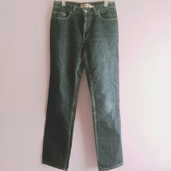 Old navy blue jeans