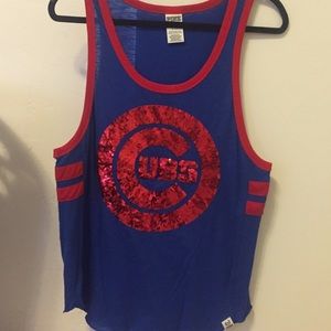 PINK Chicago Cubs tank