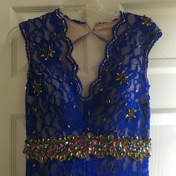 Custom made formal evening gown