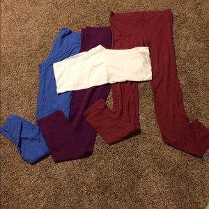 Bundle of 4 pairs of leggings