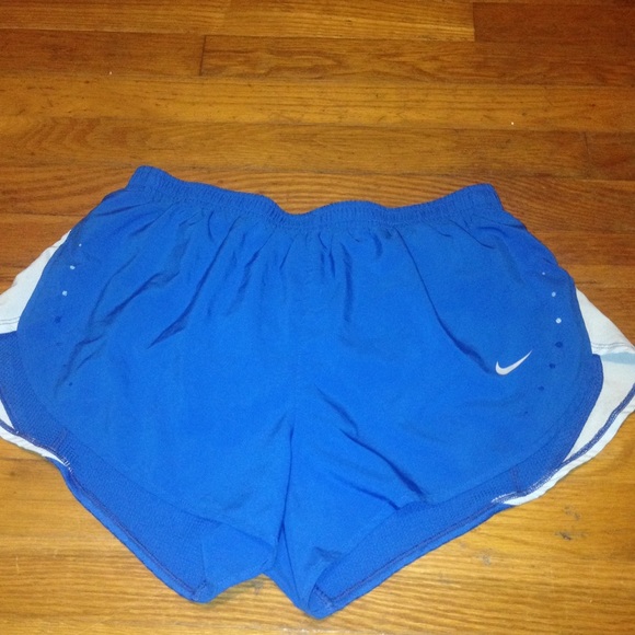 Blue nike shorts